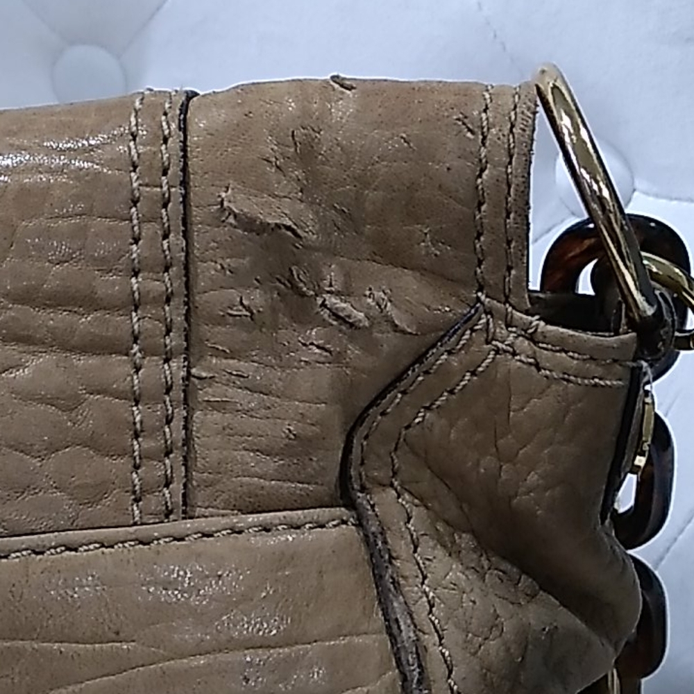 Milly tan leather shoulder bag - Picture 4 of 16